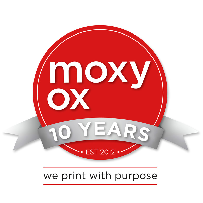 Moxy Ox 10 Year Anniversary Logo